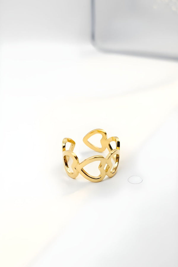 The Infinite Love Heart Cutwork Ring