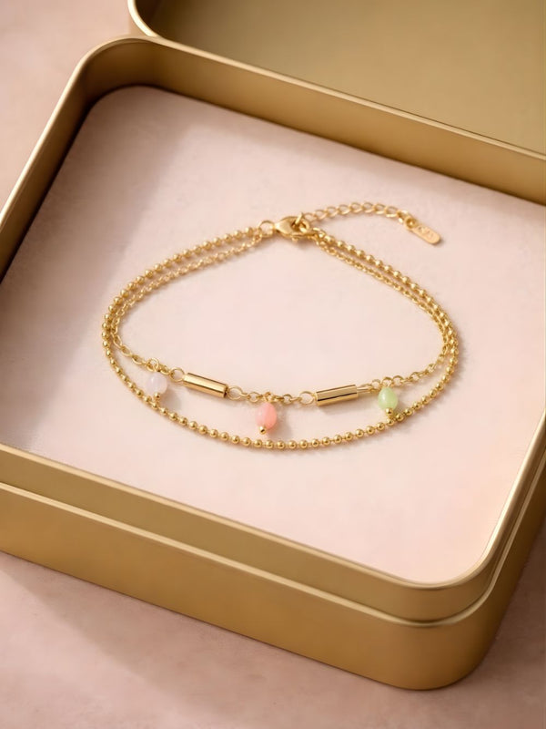Pastel Beads Bracelet