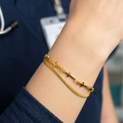 The Zenith Bracelet (2-Layer Cross Bracelet)