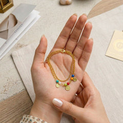 Coin Stone Bracelet
