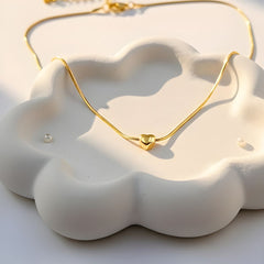 Micro Heart Sleek Pendant Chain