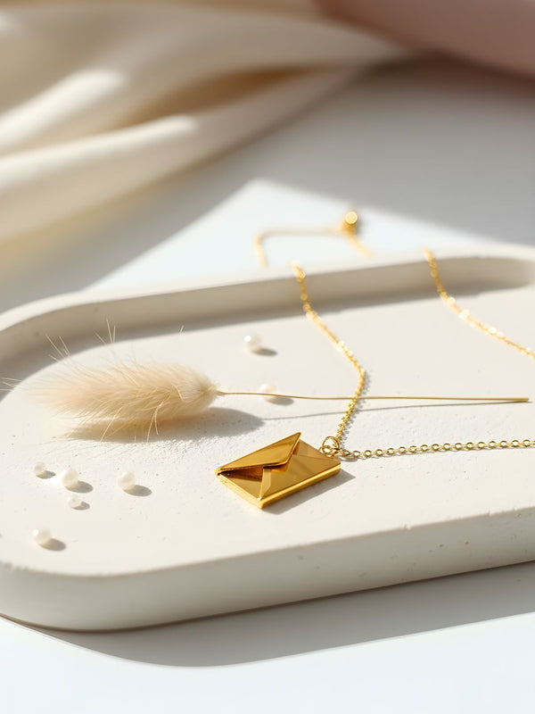 Love Letter Envelope Pendant Chain