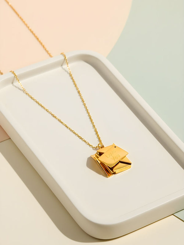 Love Letter Envelope Pendant Chain