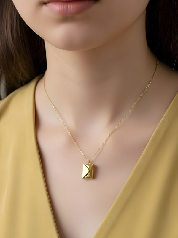 Love Letter Envelope Pendant Chain