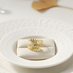 Fern Wrap Adjustable Free-Size Ring