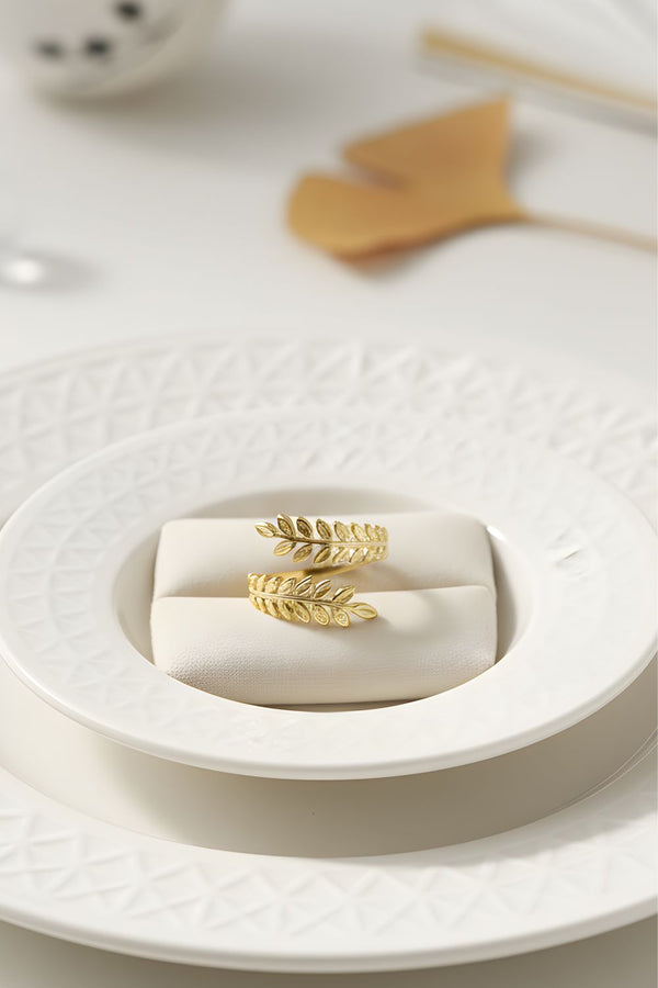 Fern Wrap Adjustable Free-Size Ring