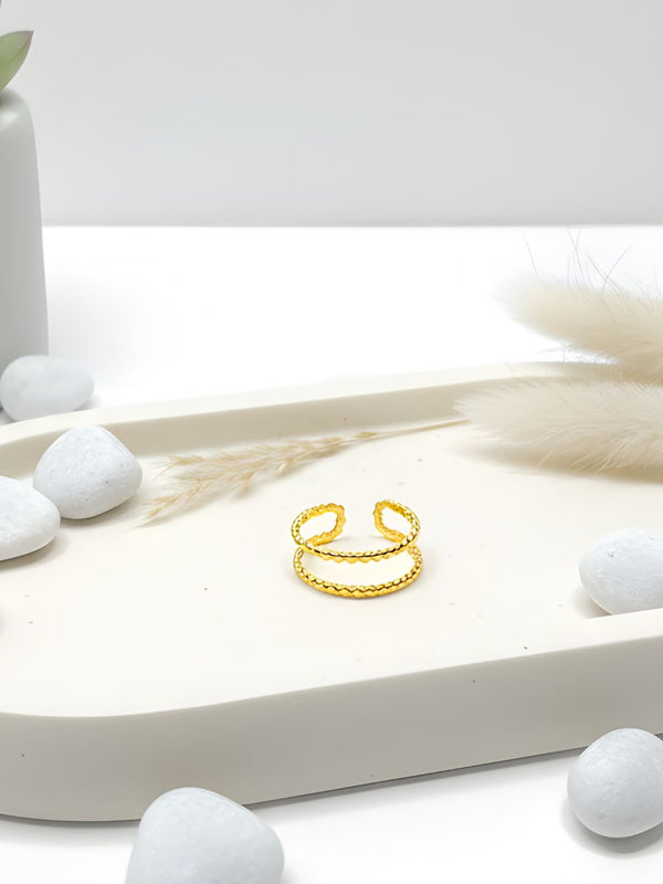 Aura Double-Wire Band Ring