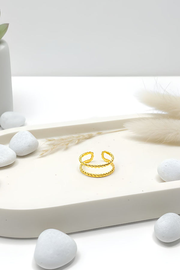 Aura Double-Wire Band Ring