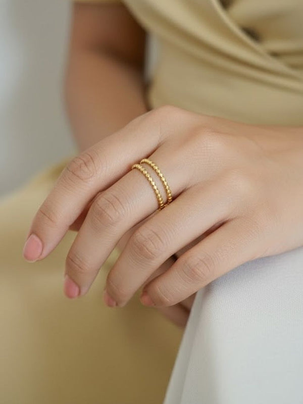 Aura Double-Wire Band Ring