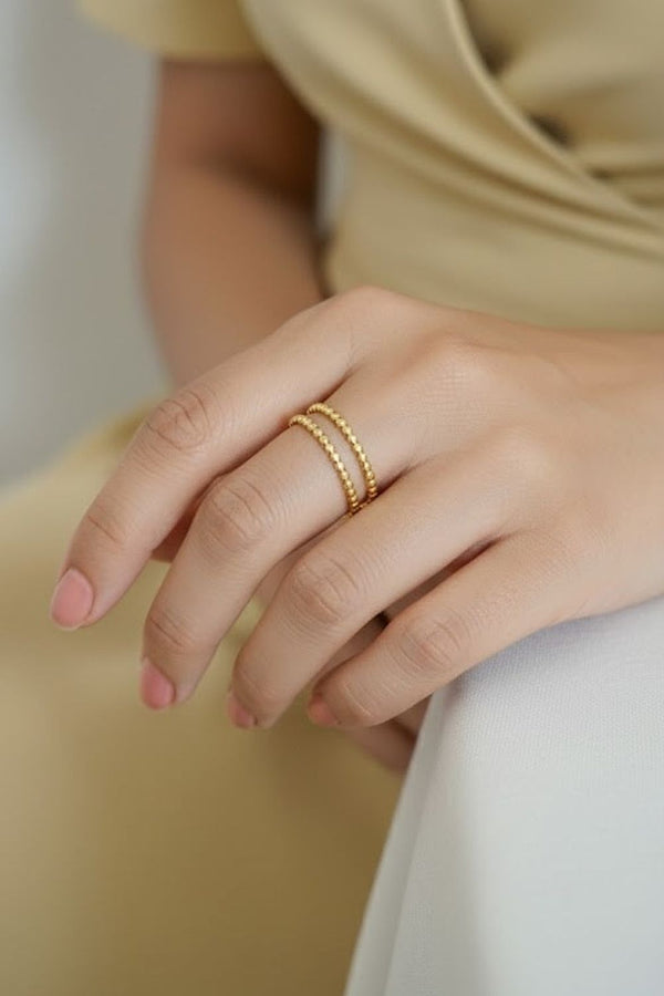 Aura Double-Wire Band Ring
