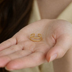 Aura Double-Wire Band Ring