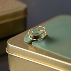 Aura Double-Wire Band Ring