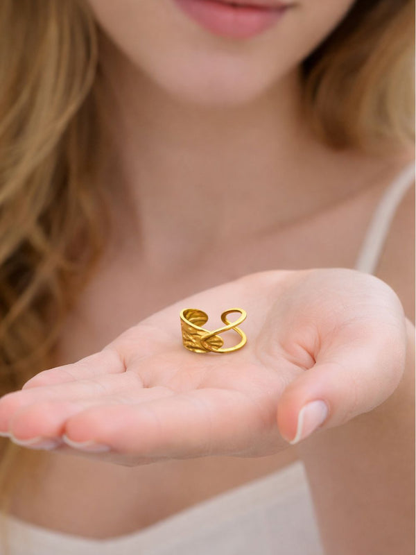 The Horizon Ring (Half-Cuff Ring)