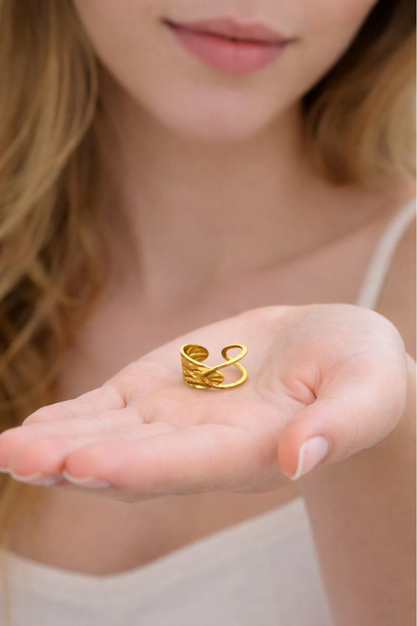 The Horizon Ring (Half-Cuff Ring)