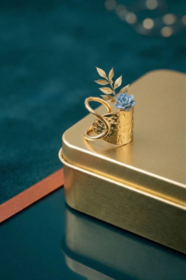 The Horizon Ring (Half-Cuff Ring)